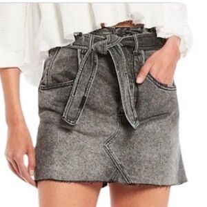 Free People denim skirt
